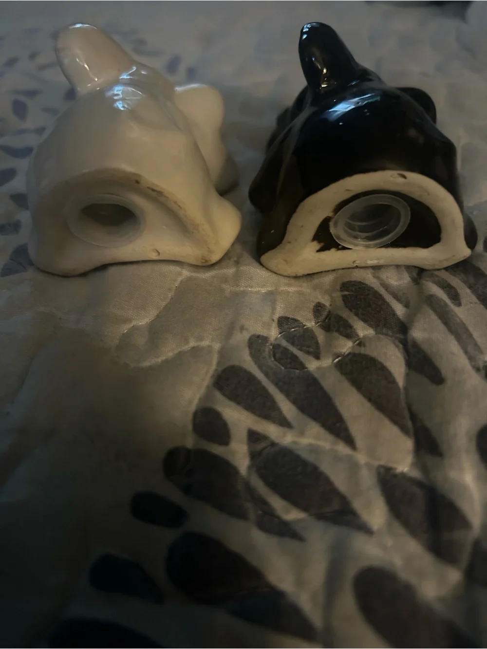 Pair of Ceramic elephant s&p shakers-